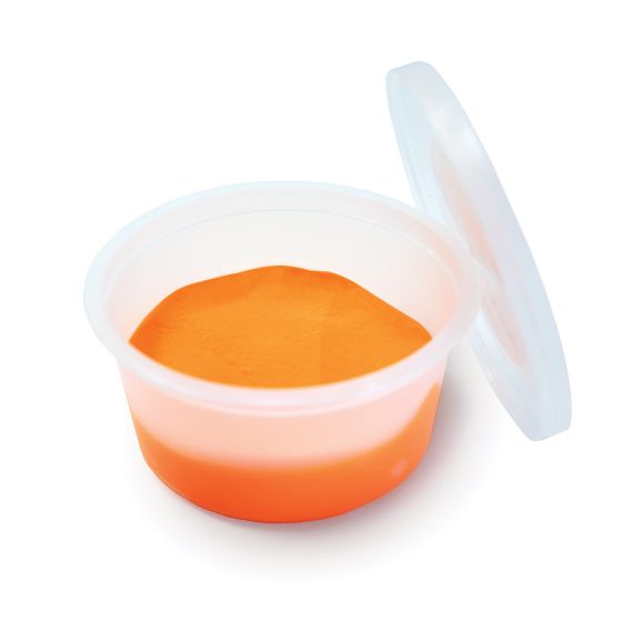 Pâte REP (pâte malléable thérapeutique), résistance faible, 80 g - Orange