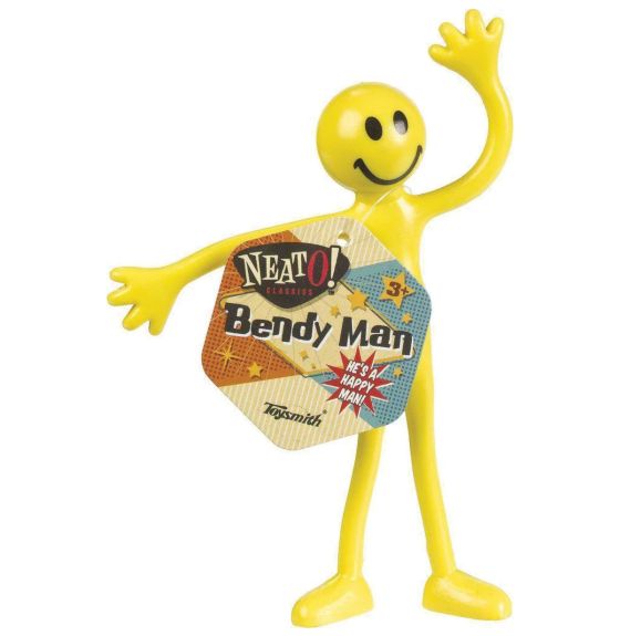 Figurine flexible Bendy Man - Paquet de 6