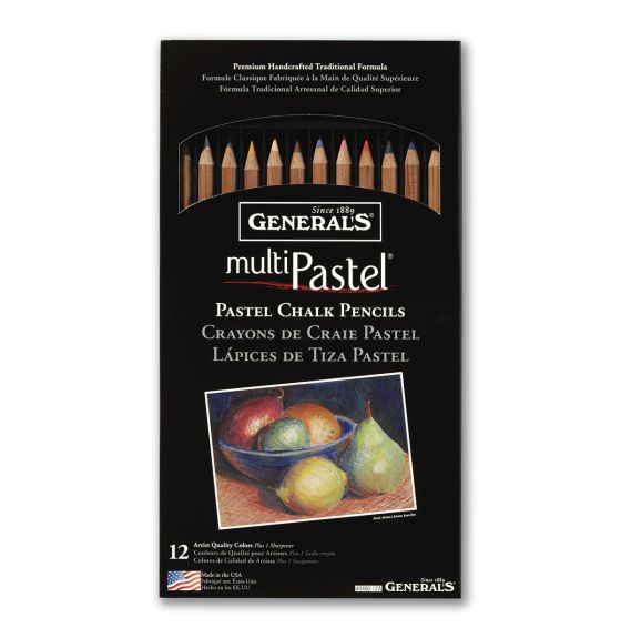 12 crayons de craie pastel Generals®