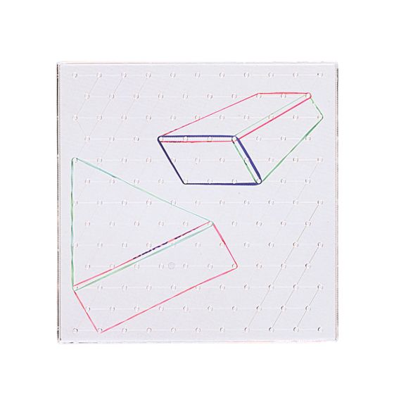 Géoplan isométrique transparent