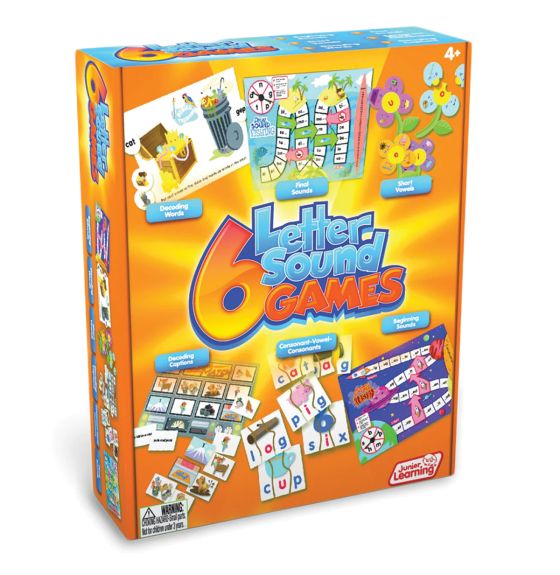 Junior Learning&reg; 6 Letter Sound Games