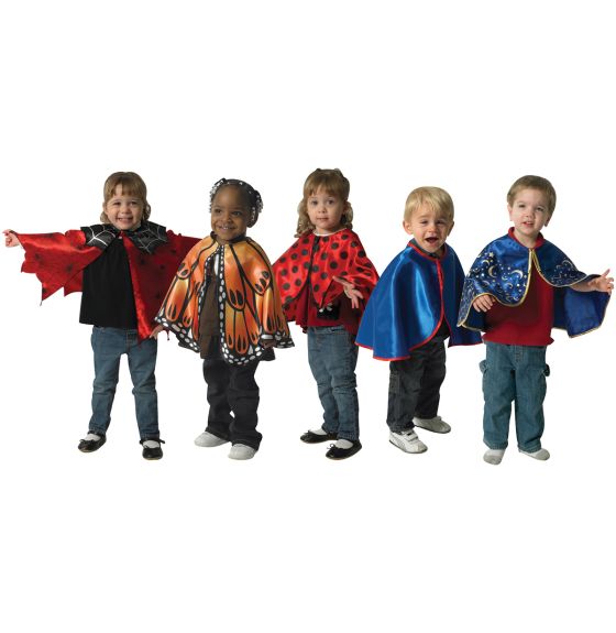 Toddler Dress Up Capes Set of 5