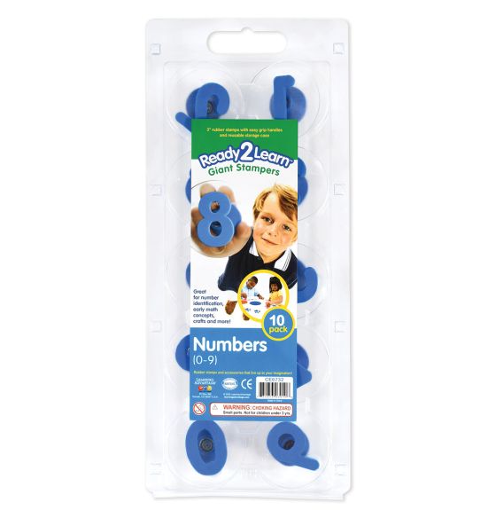 Timbres géants - Chiffres de 0 à 9