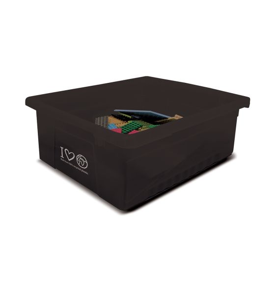 Large Open Tub - 100% Post Consumer Recycled - Black