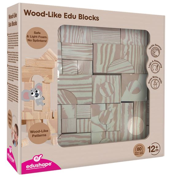 Blocs souples à l’aspect du bois