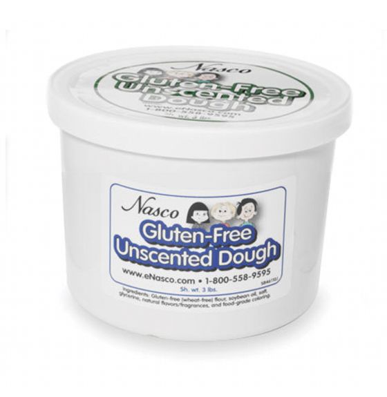 Pâte à modeler sans gluten et non parfumée - Bleu