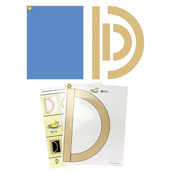 Ensemble de pièces de bois, cartes plastifiées et tapis de Learning Without Tears®