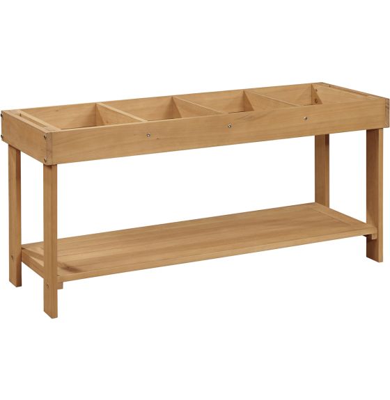 Outdoor Learning Wood Sorting Table with Lid