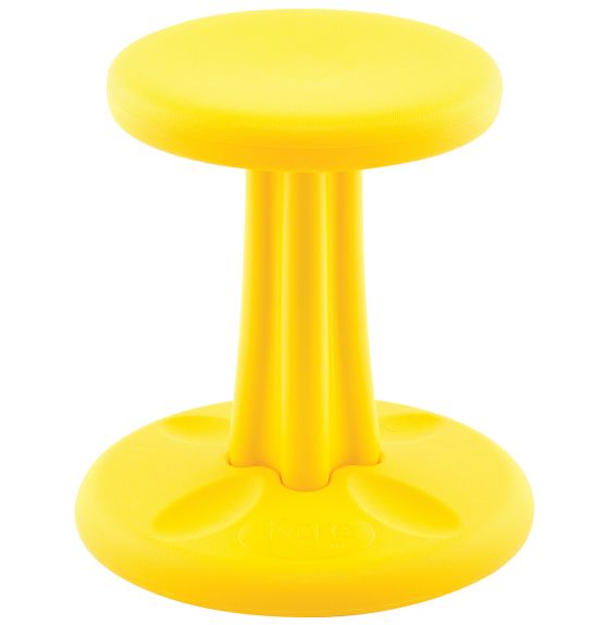 Kids Kore&trade; Wobble Chair 35 cm (14") - Yellow