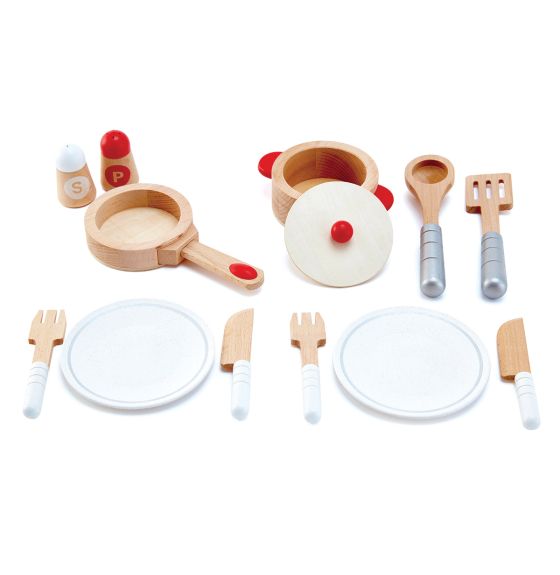 Ensemble pour cuisiner et servir