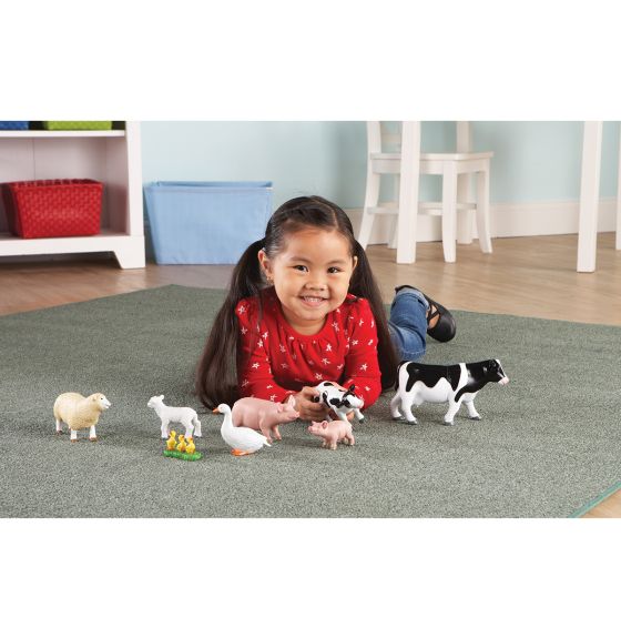 Learning Resources® Jumbo Farm Animals - Mommas and Babies