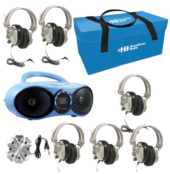 Centre d'écoute HamiltonBuhl® à prix avantageux avec Bluetooth/CD/FM - 6 postes