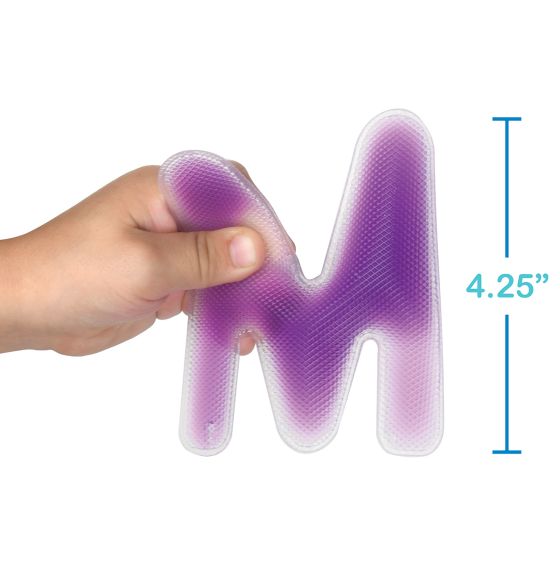 Textured Gel Filled Alphabet