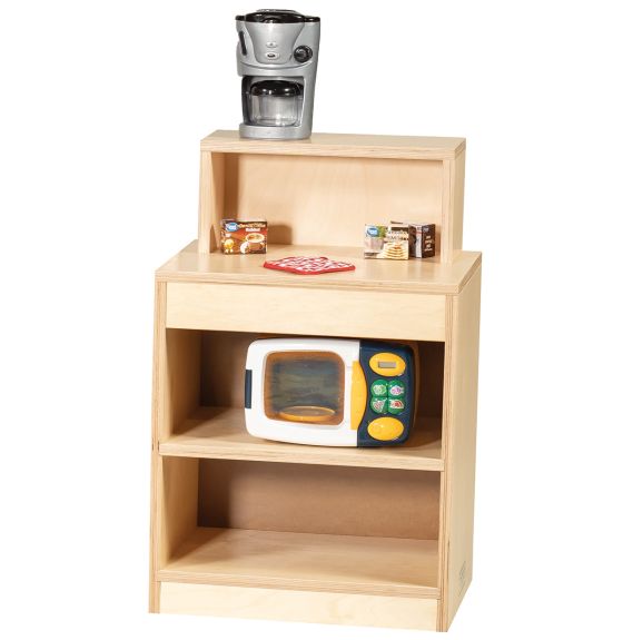 Stock Wooden Toys Toddler Kitchen Birch Appliance - Hutch