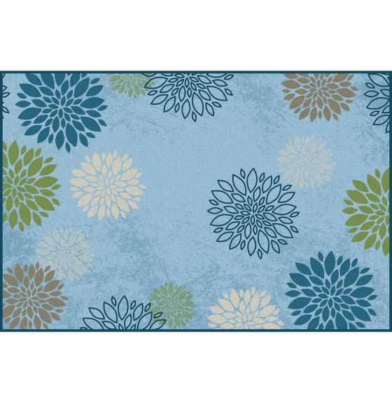 Tapis Pixel Perfect™ de Carpets for Kids® - Ravissant dahlia - Rectangle, 2,4 m x 3,6 m (8’ x 12’)