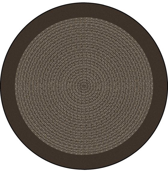 Kid Essentials&reg; Joy Carpets - Like Home&trade; 7'7" Round Carpet - Chocolate