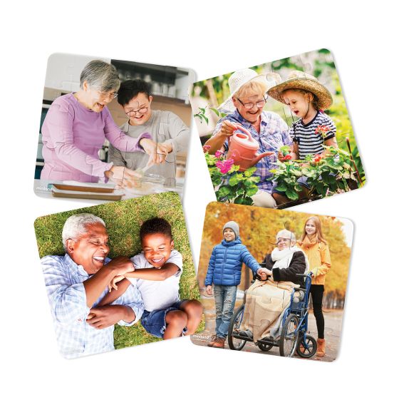 Ensemble de 4 casse-têtes - Les grand-parents