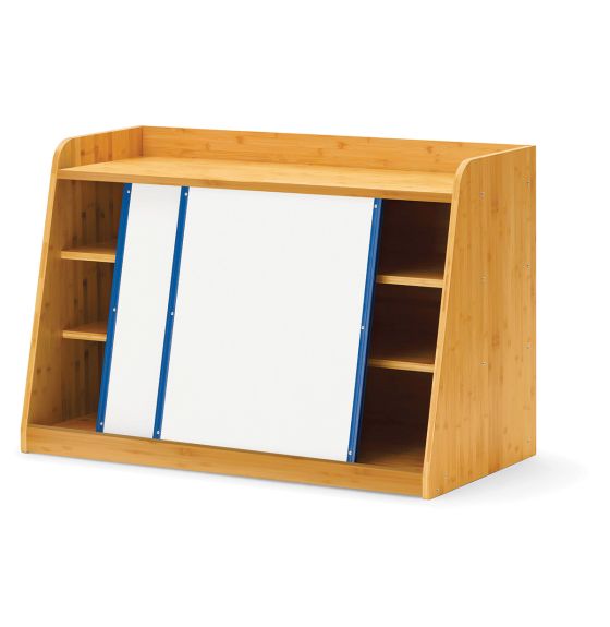 Meuble de rangement et d'écriture doté de 2 tableaux blancs