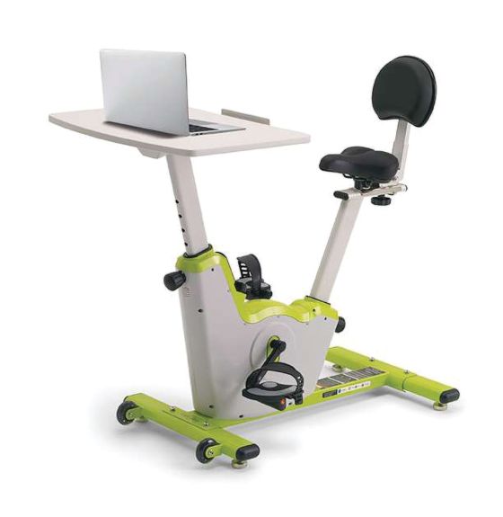 Vélo-bureau d'autorégulation de qualité supérieure, avec surface de travail de grande taille - 3e à 6e année