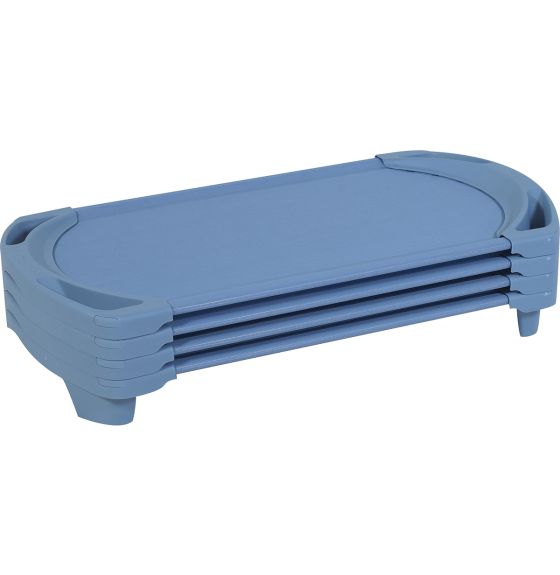 Angeles&reg; SpaceLine&reg; Toddler Cot - Pack of 4 - WedgeWood Blue