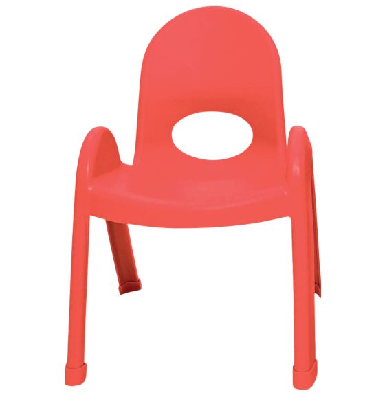 Chaise Value Stack™ pour enfant, 28 cm (11") - Rouge pomme de tire