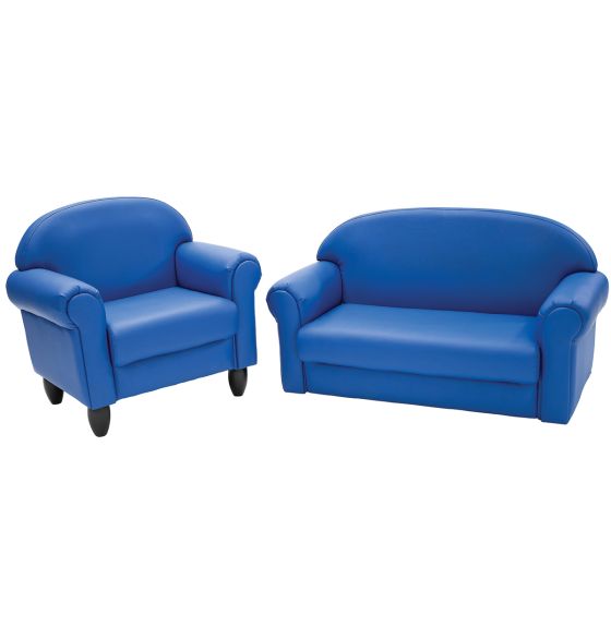 As We Grow&reg; Chair and Sofa Set - Primary Blue