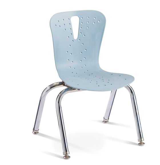Berries&reg; Flow Chair - 12" Seat Height - Coastal Blue