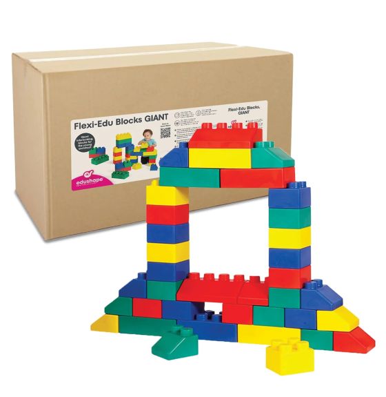 Flexi Edu-Blocks - Giant - 4.5" (11.4 cm) - 26 Pieces