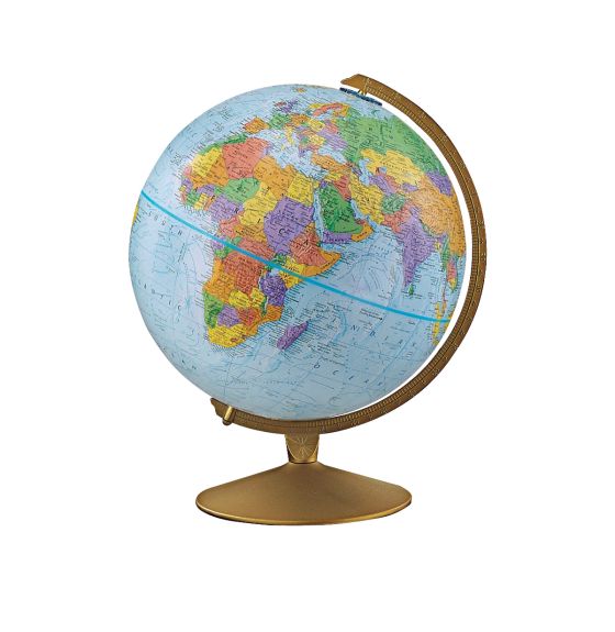 Globe terrestre pour la classe