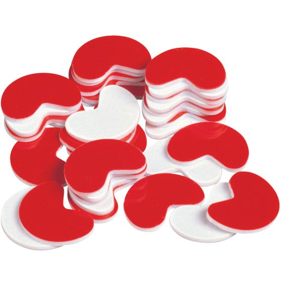 Bean Counters (White & Red), 200 pcs