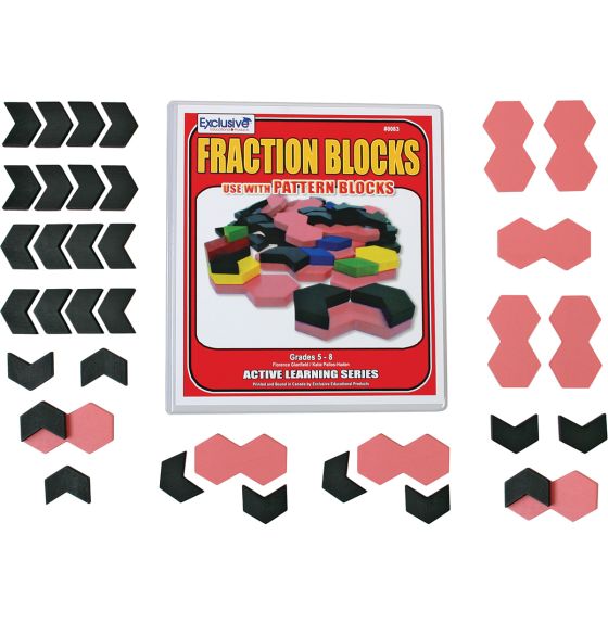 Fraction Blocks Set - English