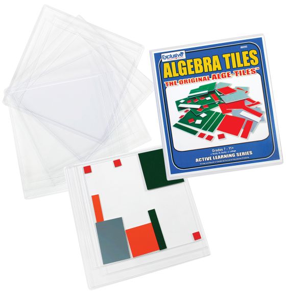 Tuiles Alge-tiles - Ensemble de Classe - Version anglaise