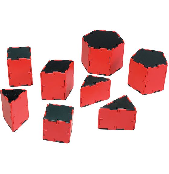 Ensemble de prismes Polydron