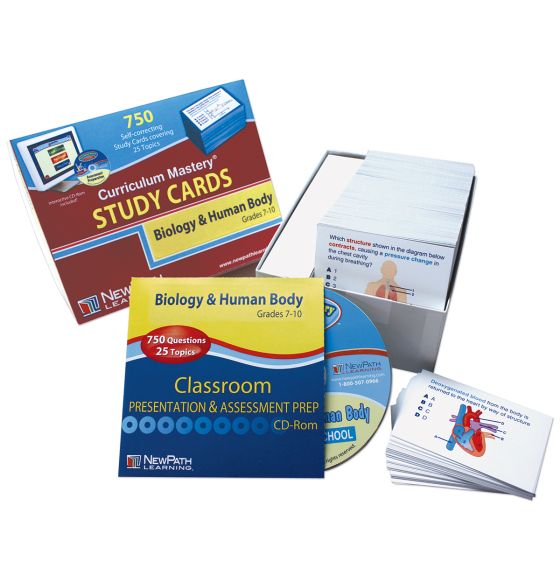 NewPath Learning&reg; Human Body Study Card Set