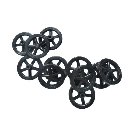 Roues de dragster en plastique