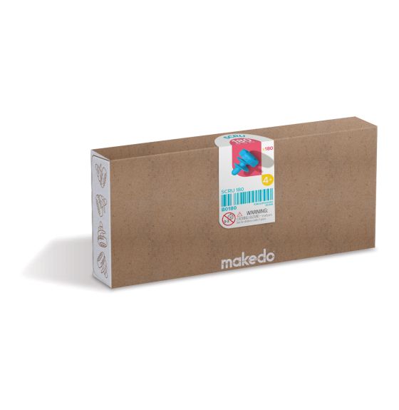 makedo&reg; Bulk SCRU Set - 180 pcs