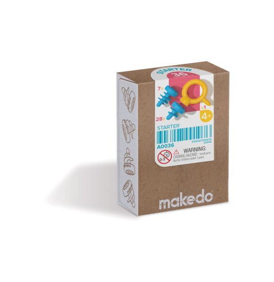 Ensemble de départ Makedo® - 36 pièces