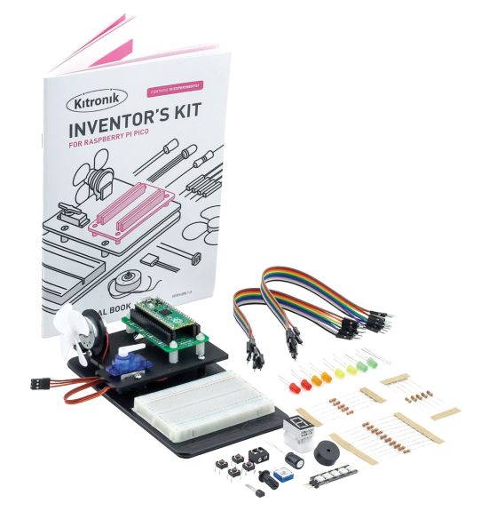 Kitronik Inventor's Kit for the Raspberry Pi Pico, Pack of 20