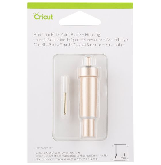 Cricut&reg; Premium Fine-Point Blade + Housing, Gold