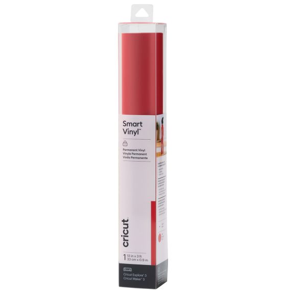 Cricut&reg; Smart Vinyl&trade; - Permanent 3 ft - Red