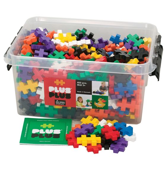 Plus-Plus® Big Educational Tub, 400 Pieces