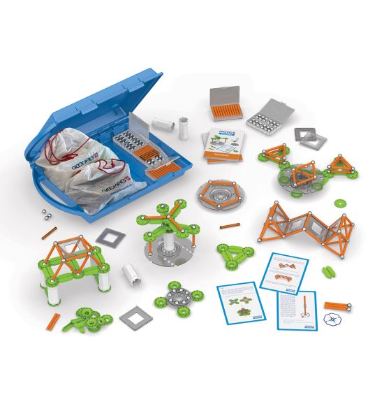 Ensemble de classe de construction magnétique pour la science de Geomag&trade; Education - 246 pièces