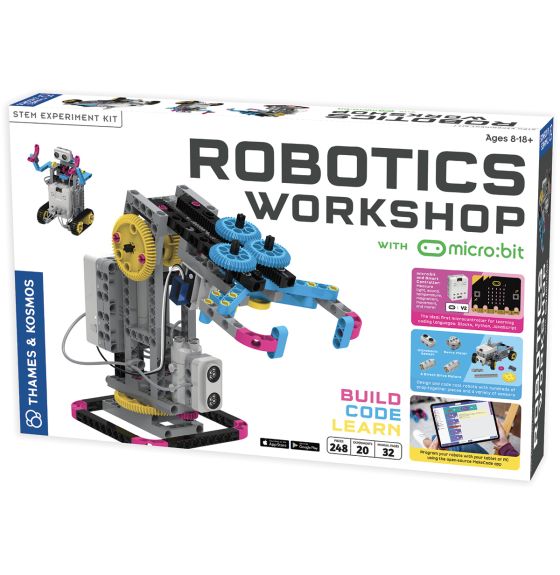 Atelier de robotique Thames & Kosmos avec micro:Bit