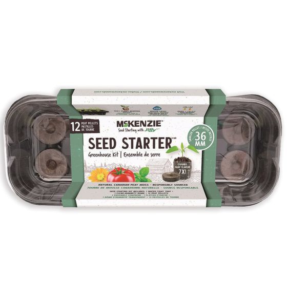 Jiffy Windowsill Greenhouse with 12 x 36 mm Peat Pellets