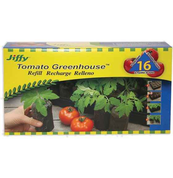 Jiffy-7® Tomato Greenhouse™ Peat Pellets for Tomatoes XLG 50 mm - Pack of 16