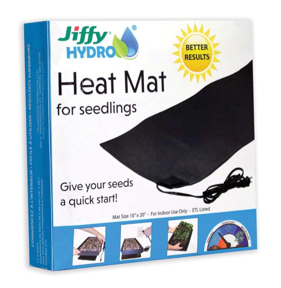 Tapis chauffant Jiffy® pour semis - 25 cm x 50 cm (10" X 20")