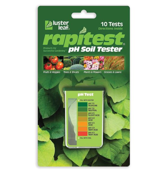 Trousse Rapitest® pour l'analyse du pH du sol - 10 tests