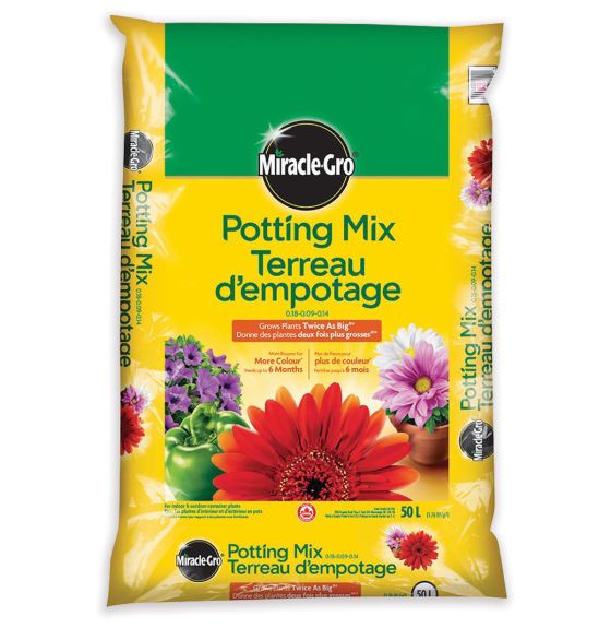 Terreau d'empotage tout usage Miracle-Gro® - Sac de 50 L
