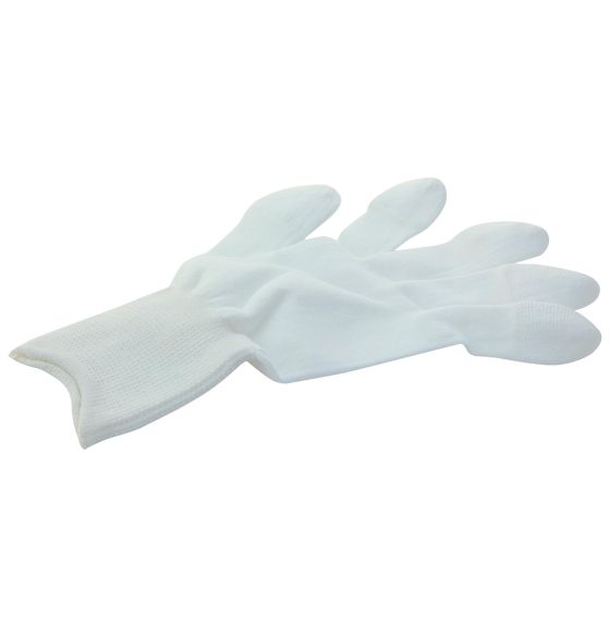 Anti-Static White Gloves - Pack of 10 - Large
