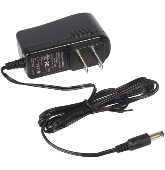12V 1A Regulated AC Power Adapter with Barrel Plug